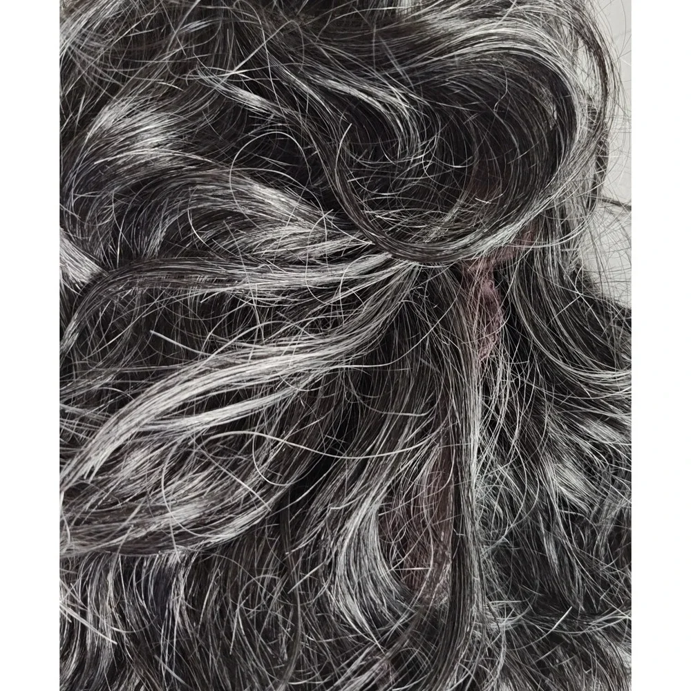Jon Renau SmartLace Wig Women Salt and Pepper Grey Wavy Bob Synthetic